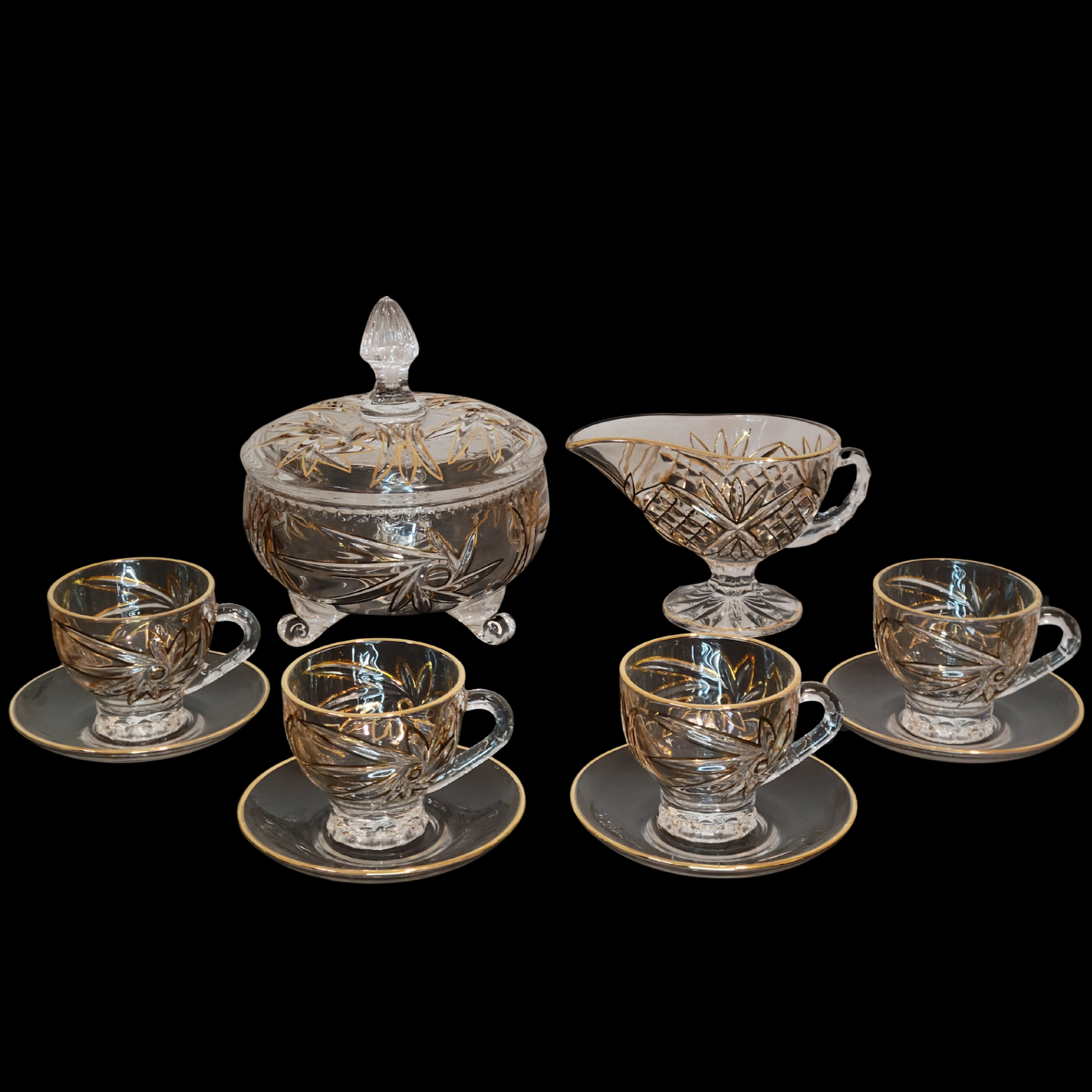 Full Glass Tea Set